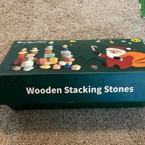 Wooden stacking stones